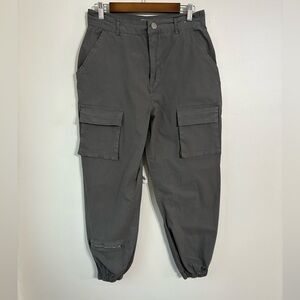 Rachel Paige Gray Cargo Pants Size Large
